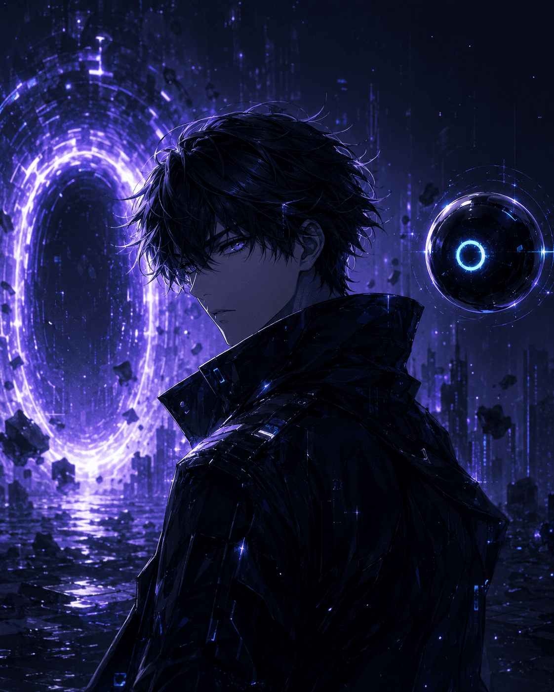 Personnage principal de NULL avec Ghost